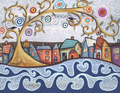 By The Sea counted cross stitch pattern by Karla Gerard