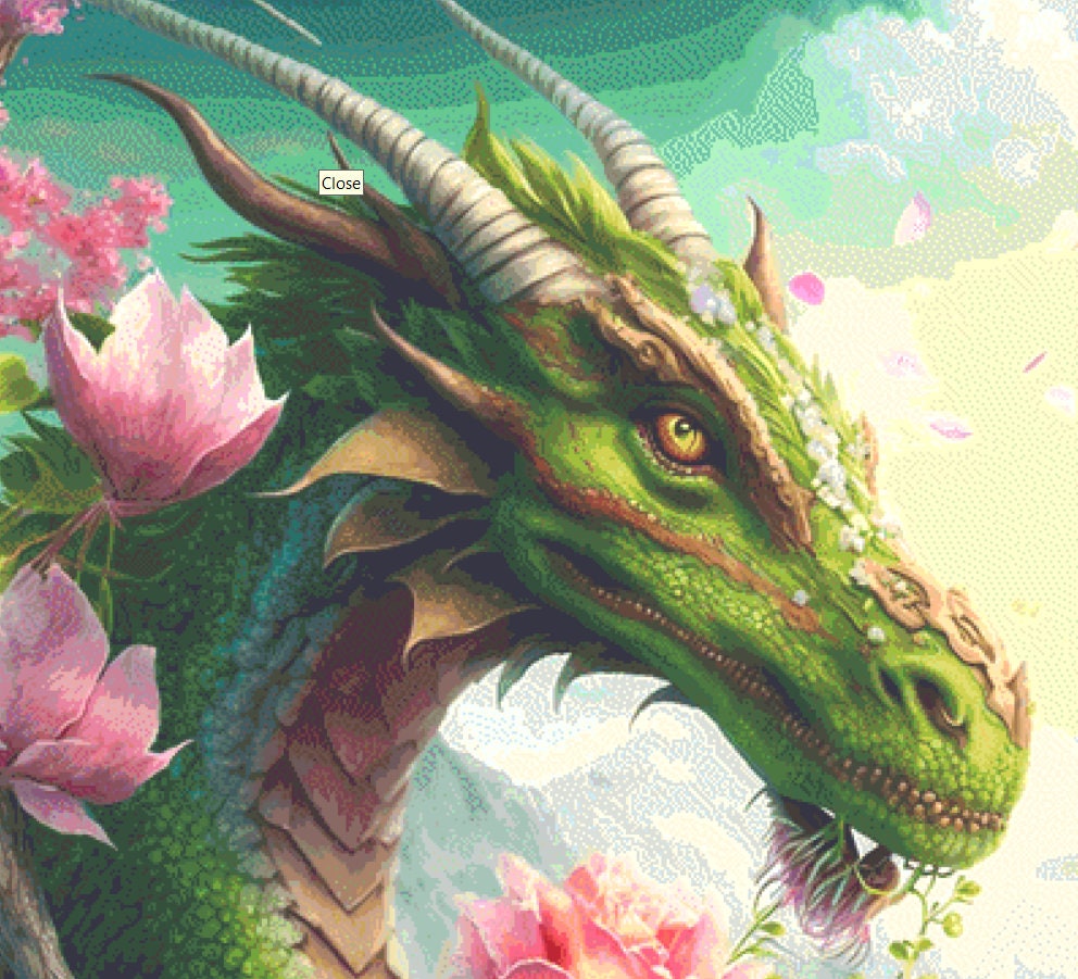 Spring Dragon cross stitch pattern by Serr.Kai A Quill & Ink