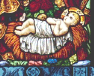 Stained Glass Jesus cross stitch pattern by IvyCottageHome