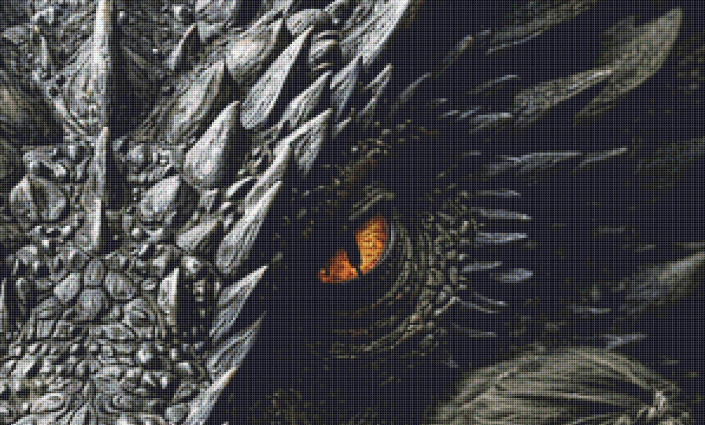 A Watchful Eye cross stitch pattern by Serr.Kai A Quill & Ink