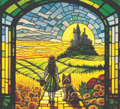 WoZ Stained-Glass 3 cross stitch pattern by SphinxDesignStudio