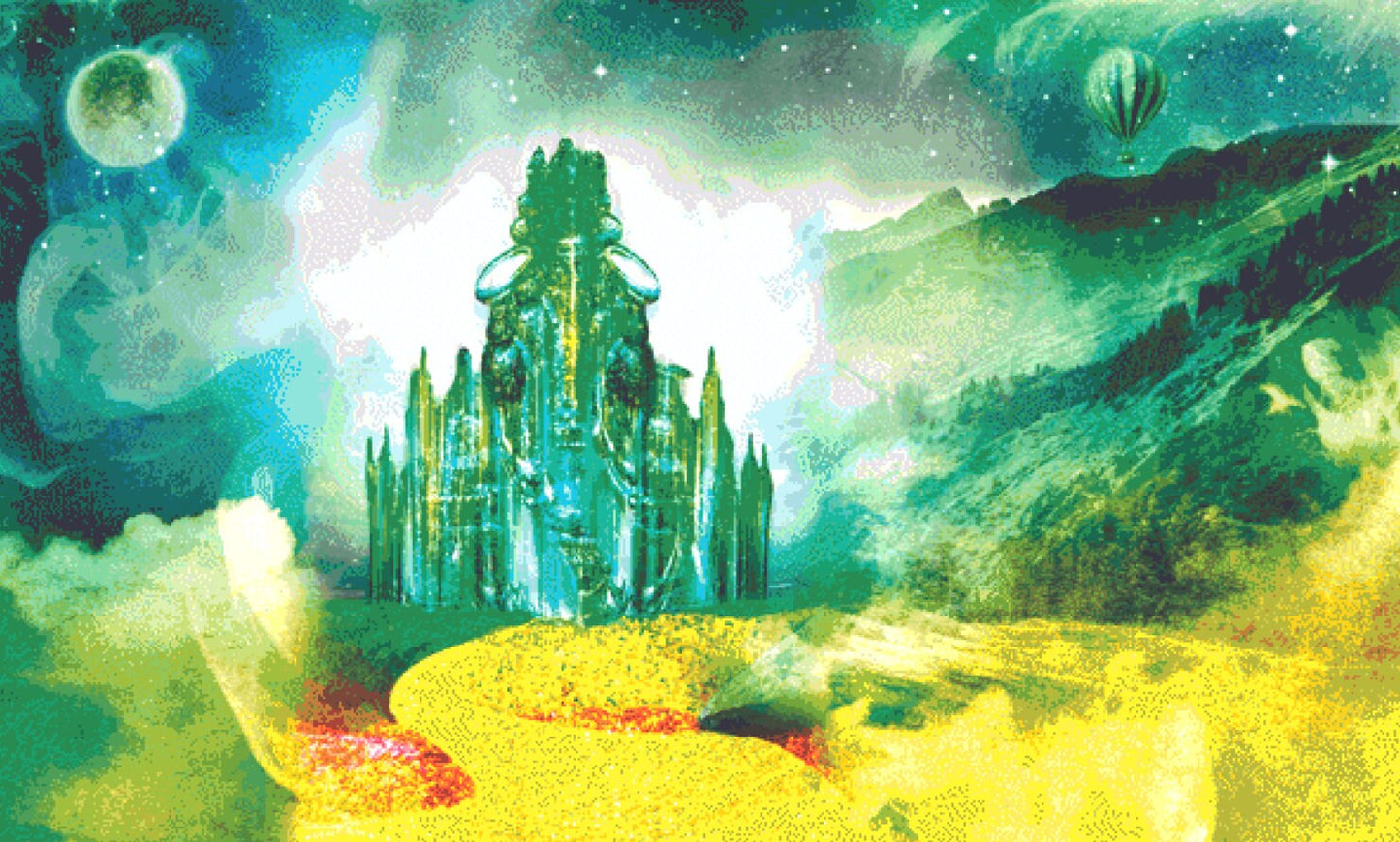 Emerald City ©Adobe Ext. License cross stitch pattern by Gilda