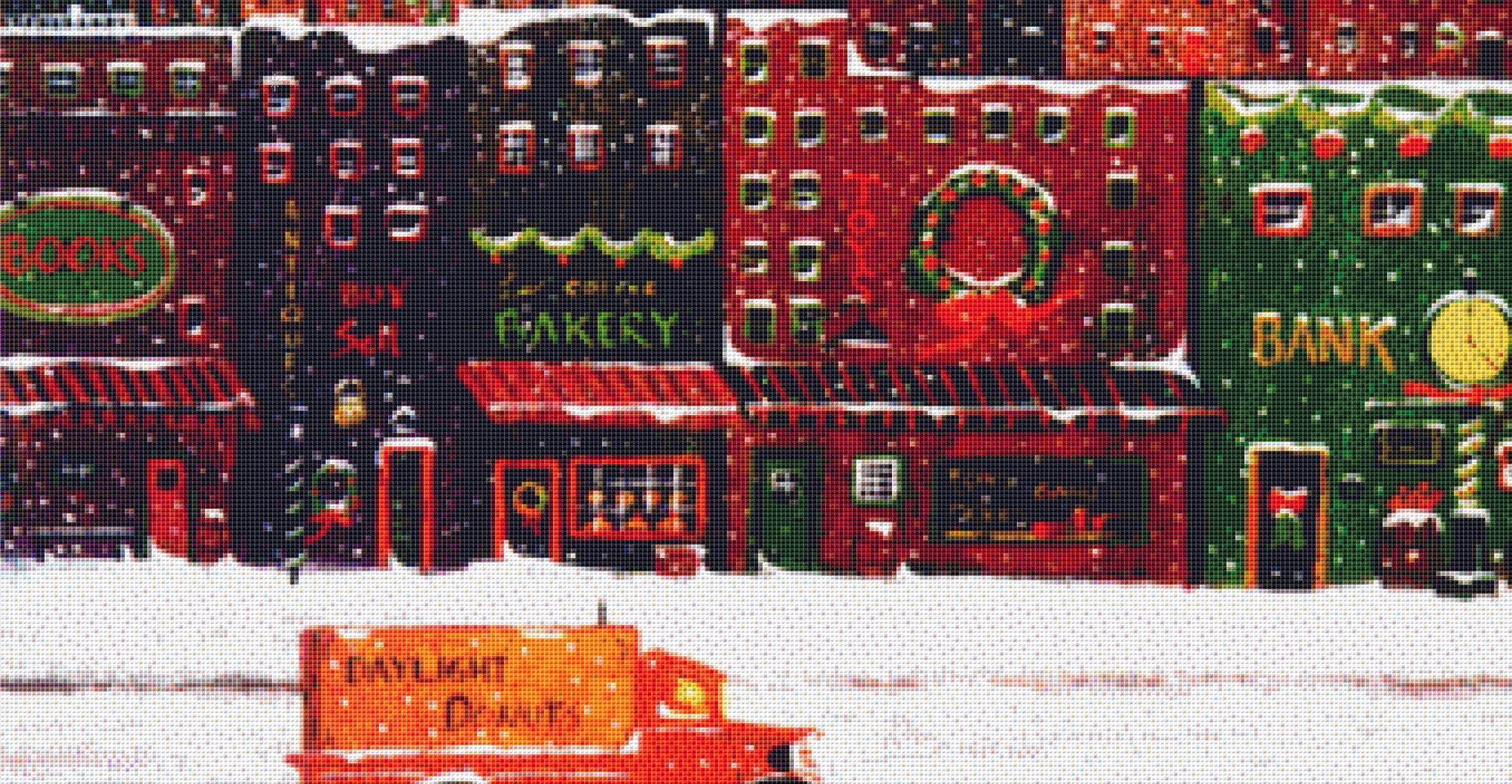 Daylight Donuts cross stitch pattern by Patrick Gauthier