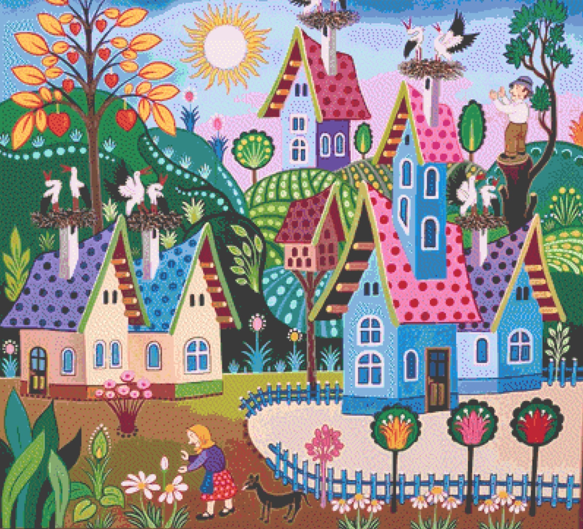 Laszlo Koday No. 11 cross stitch pattern by Laszlo Koday