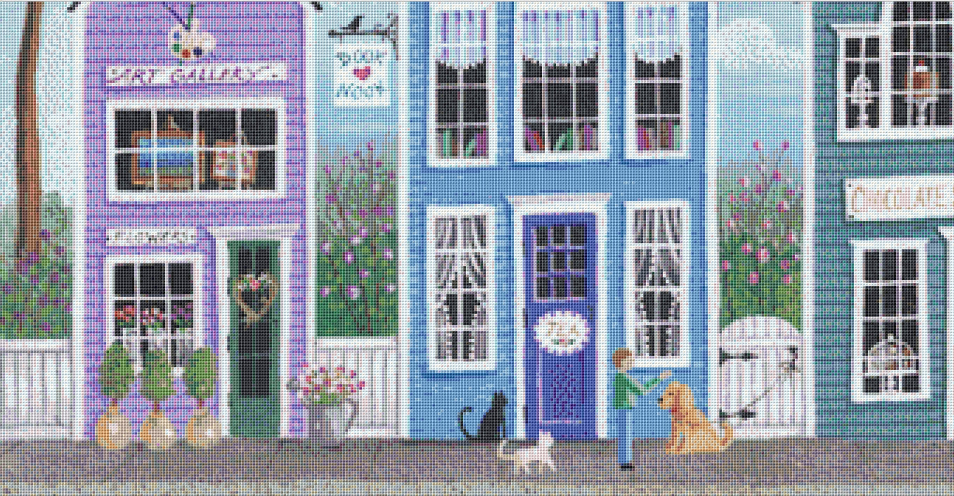 Favorite Things cross stitch pattern by Kim Leo/JMS Art Licensing