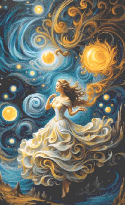 Surrealism of Beauty cross stitch pattern by Eder Jose Rosa