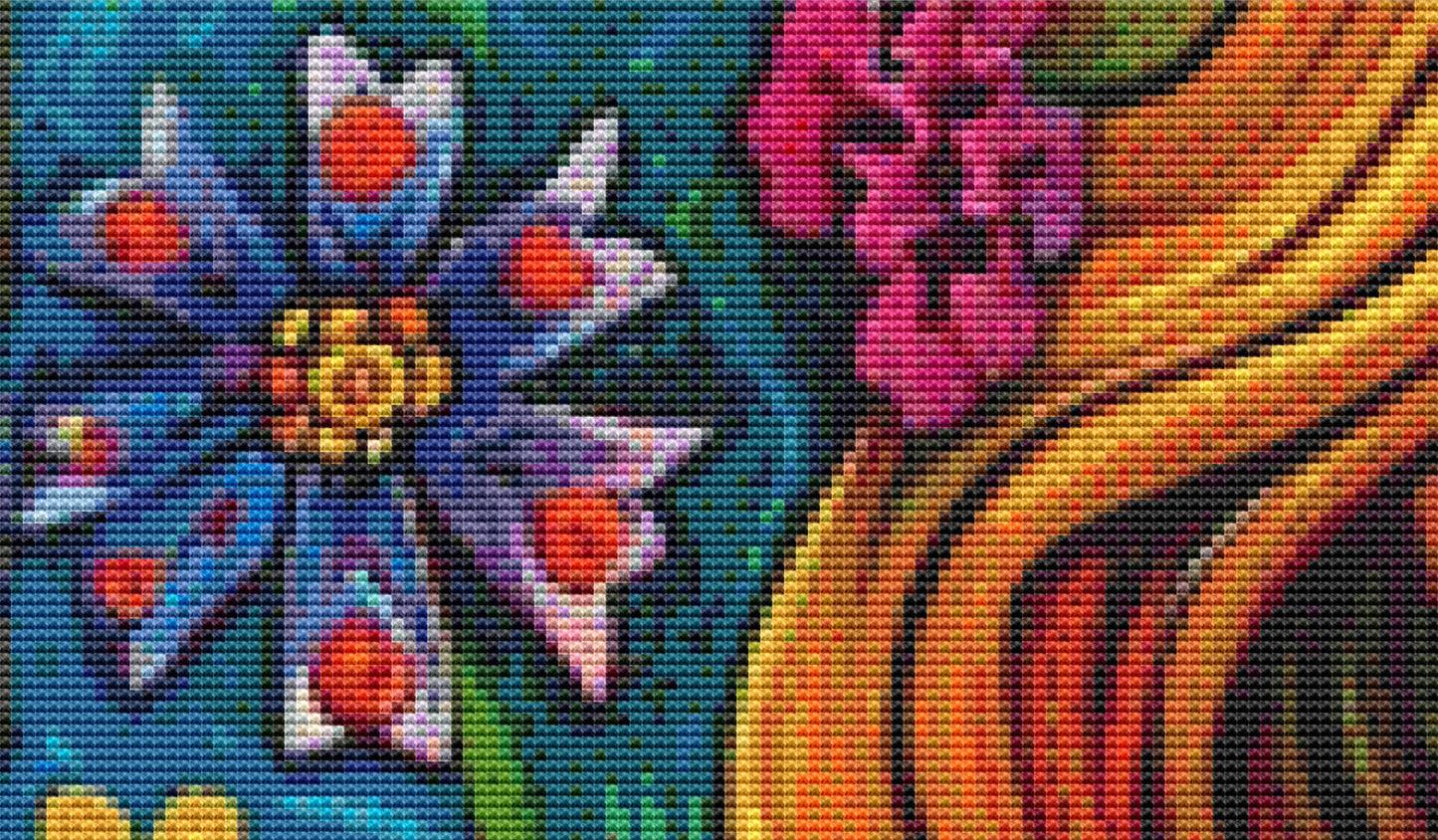 Mary Had a Little Lamb Expanded Colors Version cross stitch pattern by Eder Jose Rosa