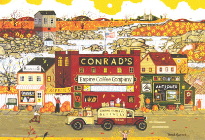 Conrad's Coffee Company cross stitch pattern by Patrick Gauthier