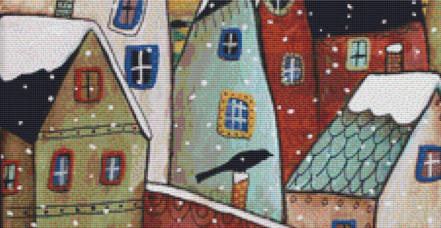 Blizzard counted cross stitch pattern by Karla Gerard