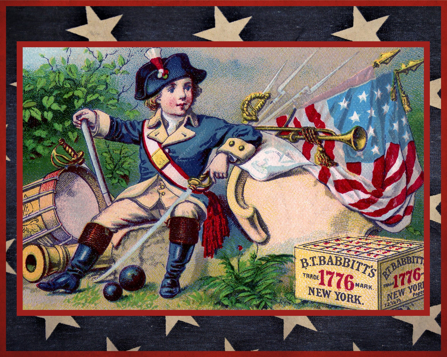 Patriot Child 2 cross stitch pattern by IvyCottageHome