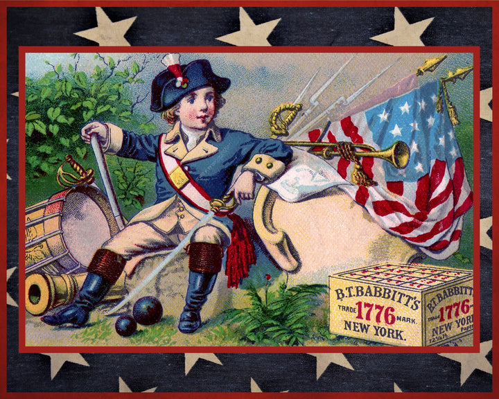 Patriot Child 2 cross stitch pattern by IvyCottageHome