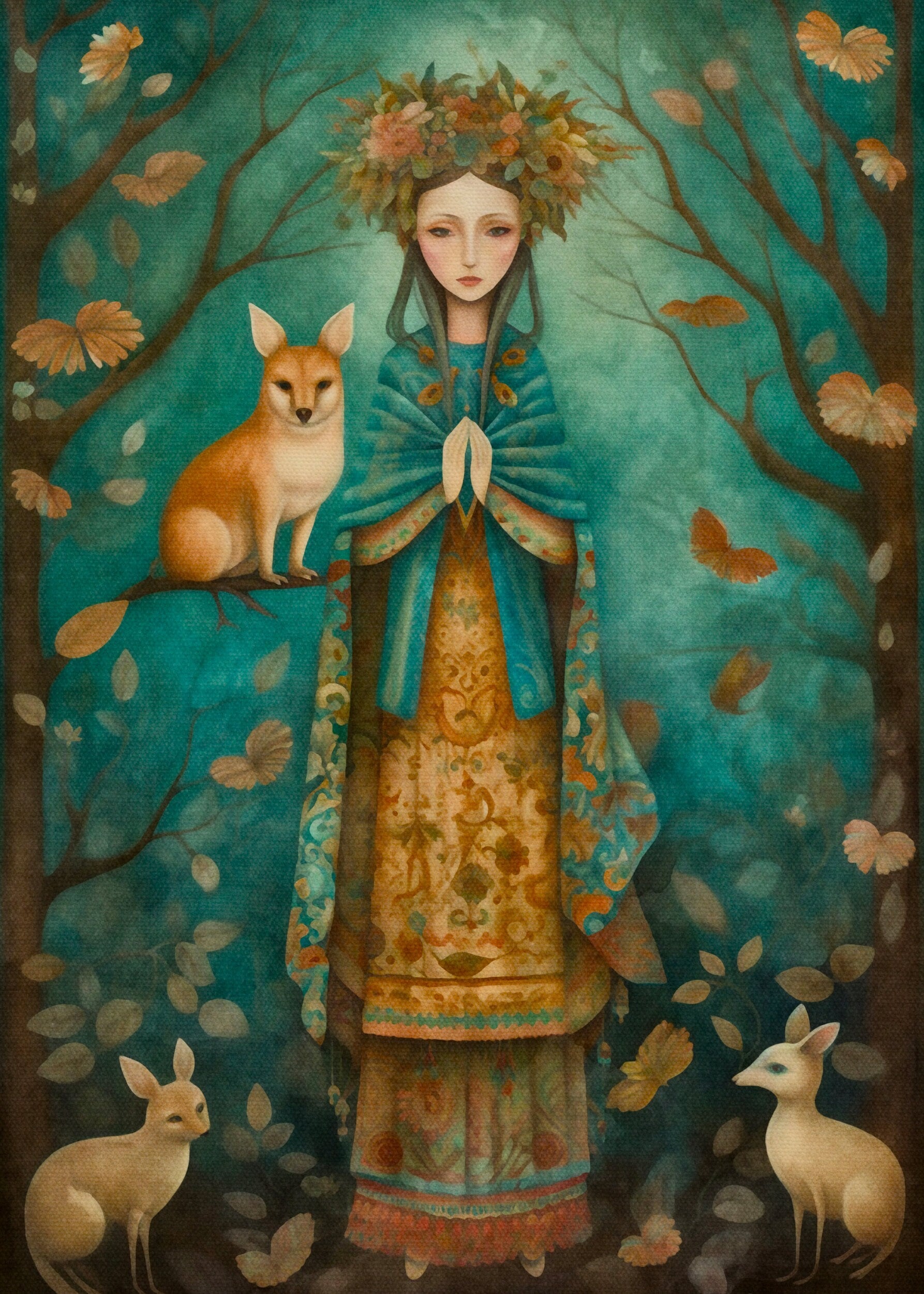 Mystic Lady cross stitch pattern by DutchLadyMysticArt