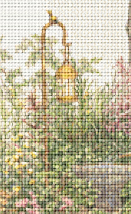 How to Grow a Gardener cross stitch pattern by Catherine Simpson/Ansada Art Licensing Group, LLC.