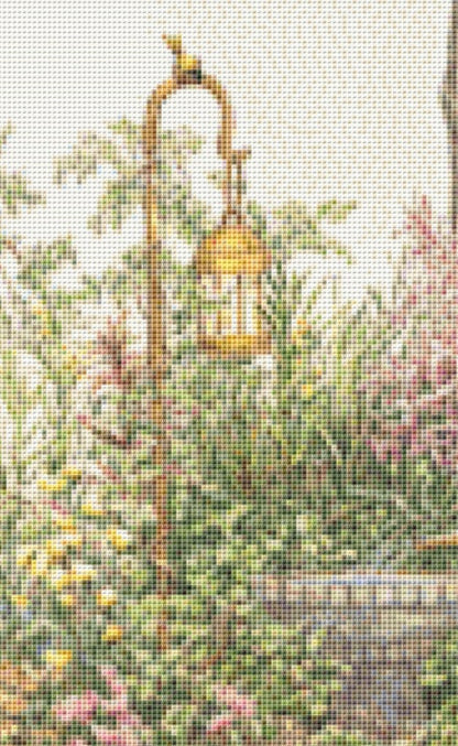 How to Grow a Gardener cross stitch pattern by Catherine Simpson/Ansada Art Licensing Group, LLC.