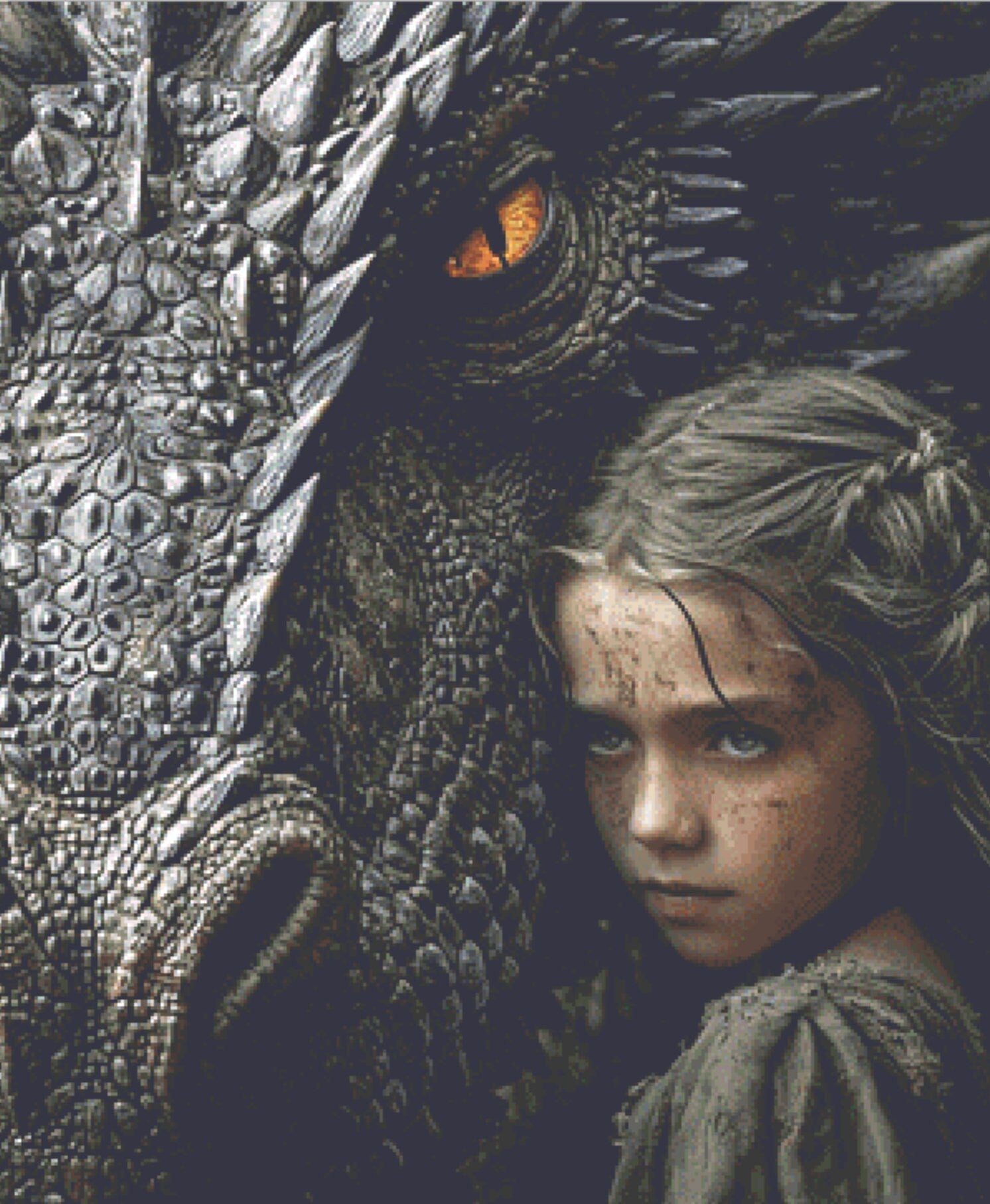 A Watchful Eye cross stitch pattern by Serr.Kai A Quill & Ink