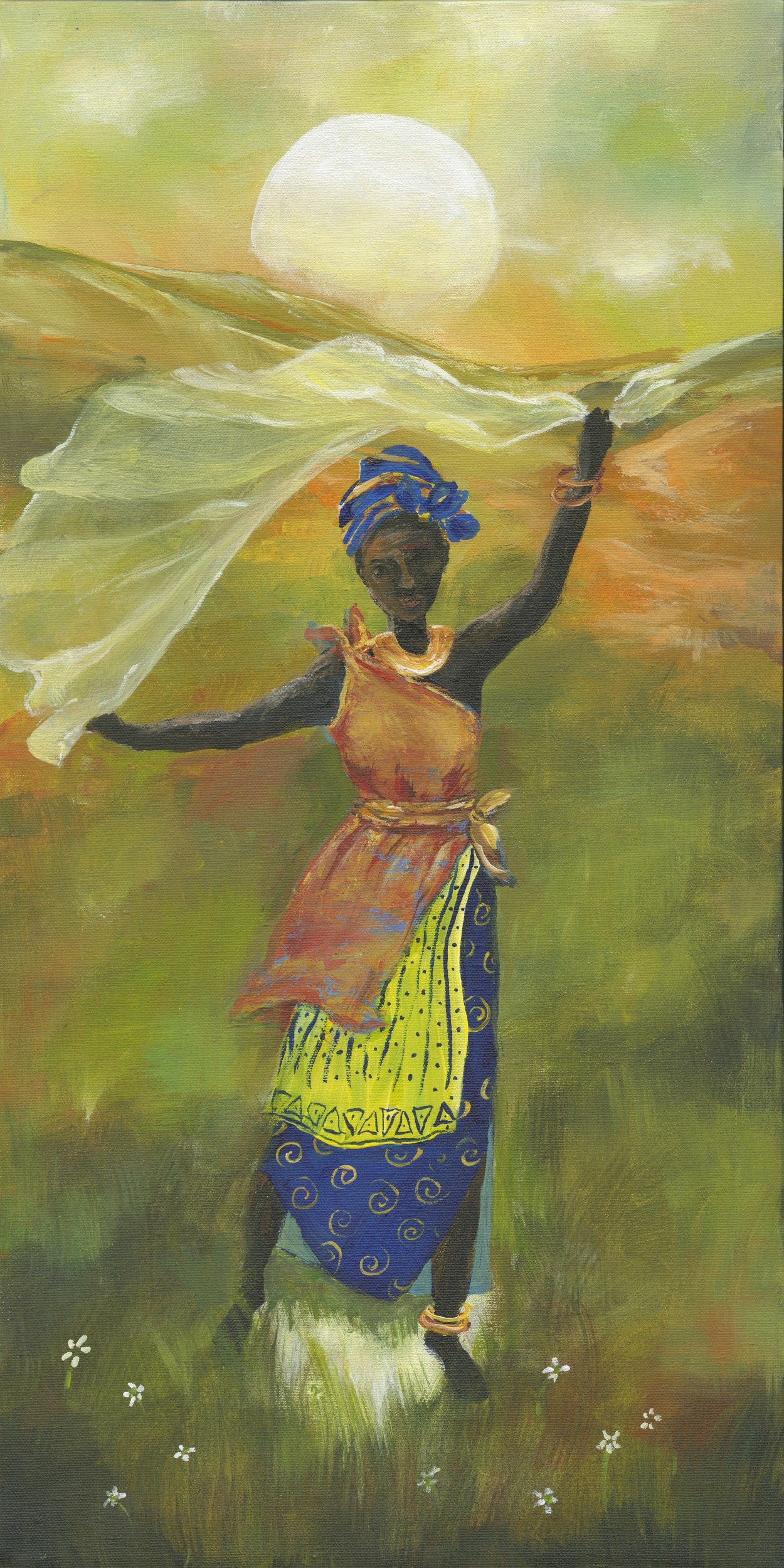 African Series IV cross stitch pattern by Gwendolyn McShepard/Ansada Art Licensing Group, LLC.