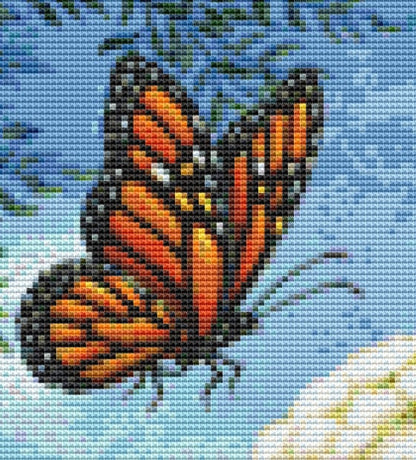 Mason Blue cross stitch pattern by Rose Mary Berlin/Ansada Art Licensing Group, LLC