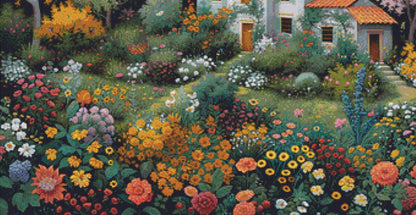 A Colorful Field cross stitch pattern by Eder Jose Rosa