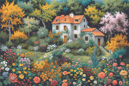 A Colorful Field cross stitch pattern by Eder Jose Rosa