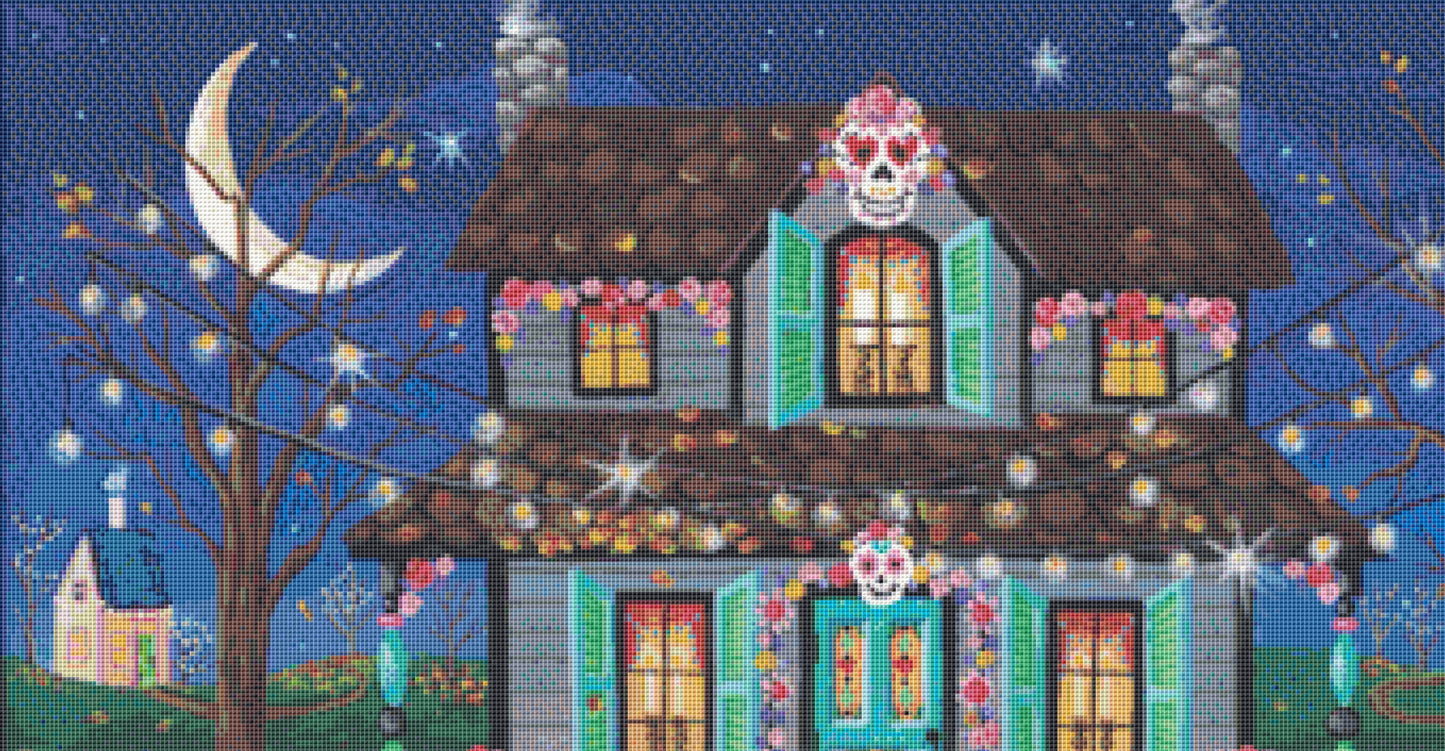 Day of The Dead cross stitch pattern by Kim Leo/JMS Art Licensing