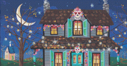 Day of The Dead cross stitch pattern by Kim Leo/JMS Art Licensing