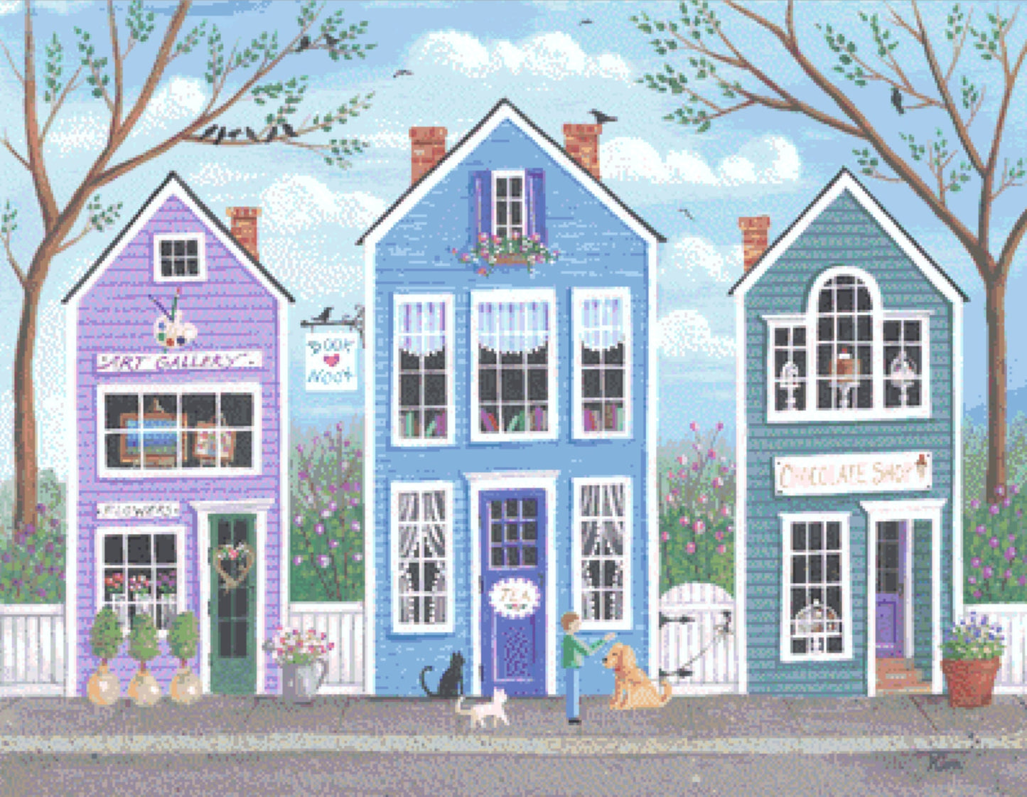 Favorite Things cross stitch pattern by Kim Leo/JMS Art Licensing