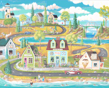 Joyride cross stitch pattern by Kim Leo/JMS Art Licensing