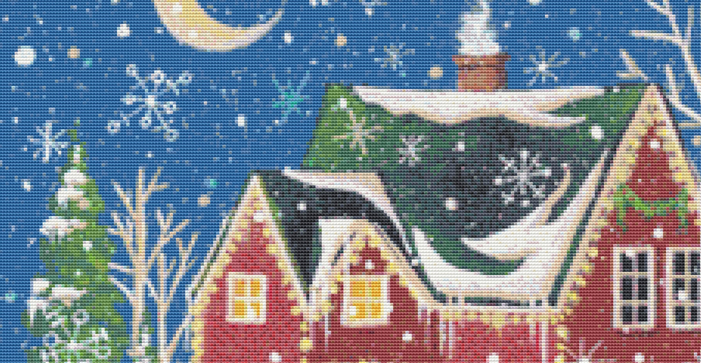 Tis the Season cross stitch pattern by Kim Leo/JMS Art Licensing
