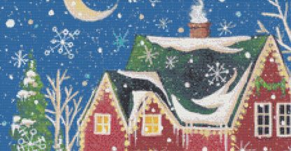 Tis the Season cross stitch pattern by Kim Leo/JMS Art Licensing