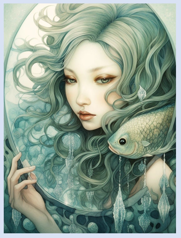 Sirenia Whisper cross stitch pattern by AWholeWorldofWhimsy