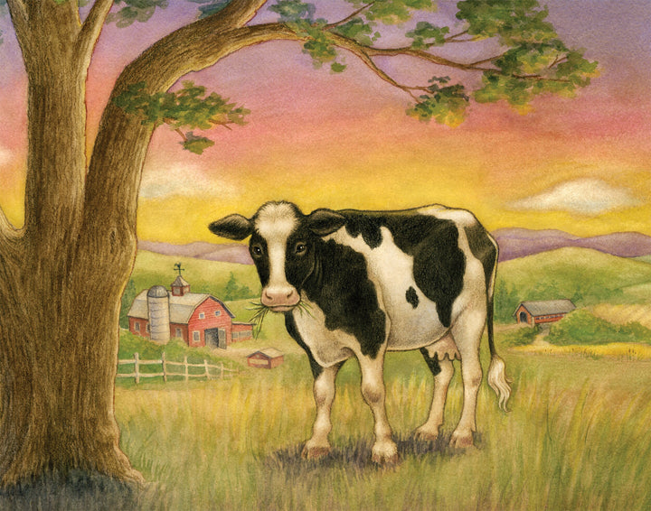 Holstein Country H cross stitch pattern by Rose Mary Berlin/Ansada Art Licensing Group, LLC.