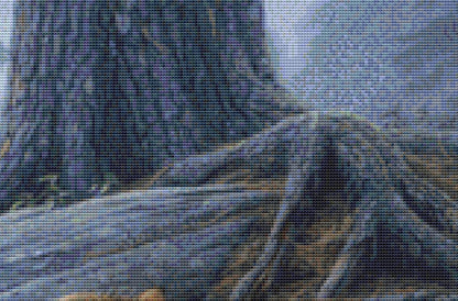 Brother Wolf cross stitch pattern by Daniel Smith/Ansada Art Licensing Group, LLC.