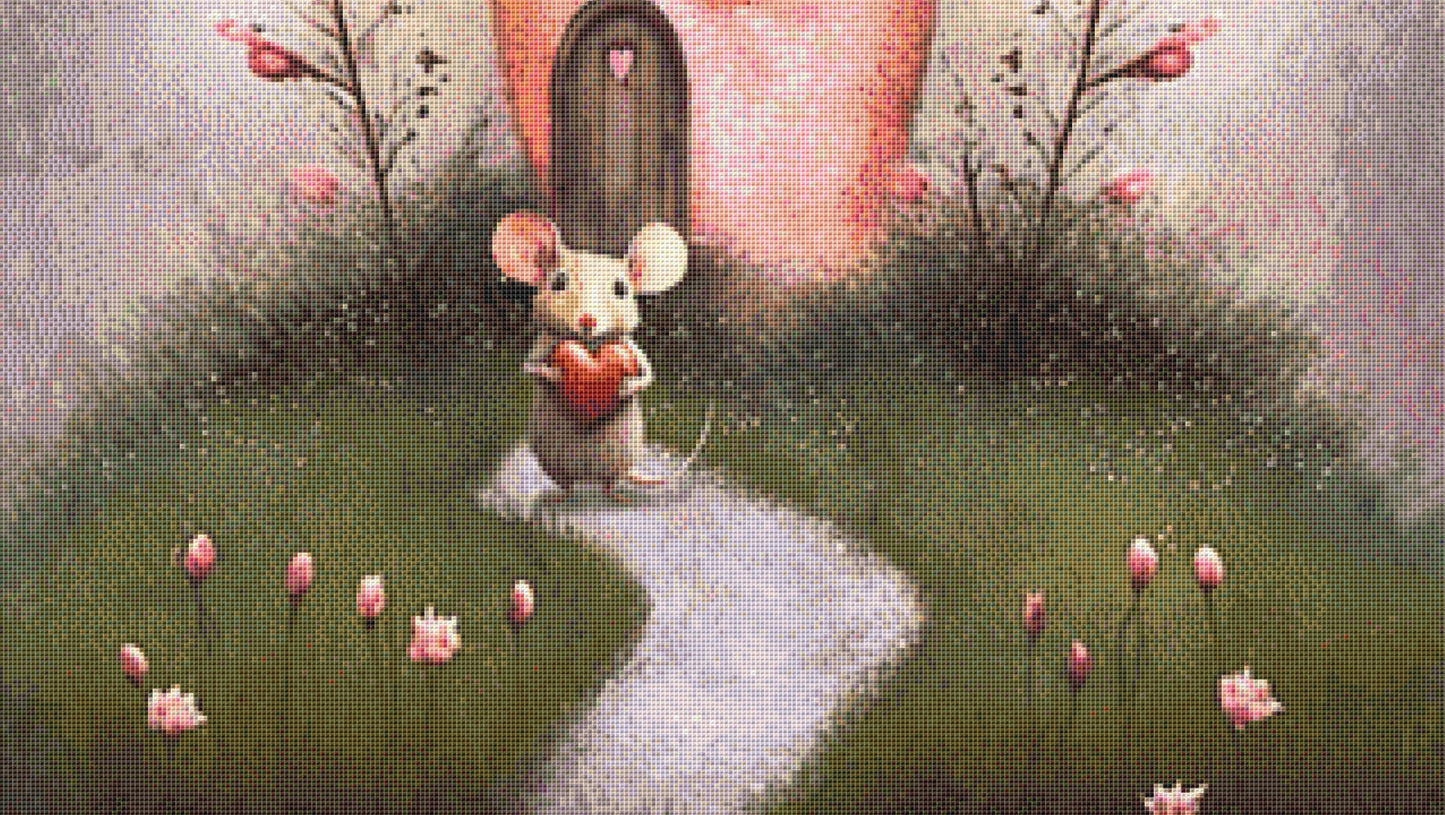 House Mouse counted cross stitch pattern by Tammy L. Gross