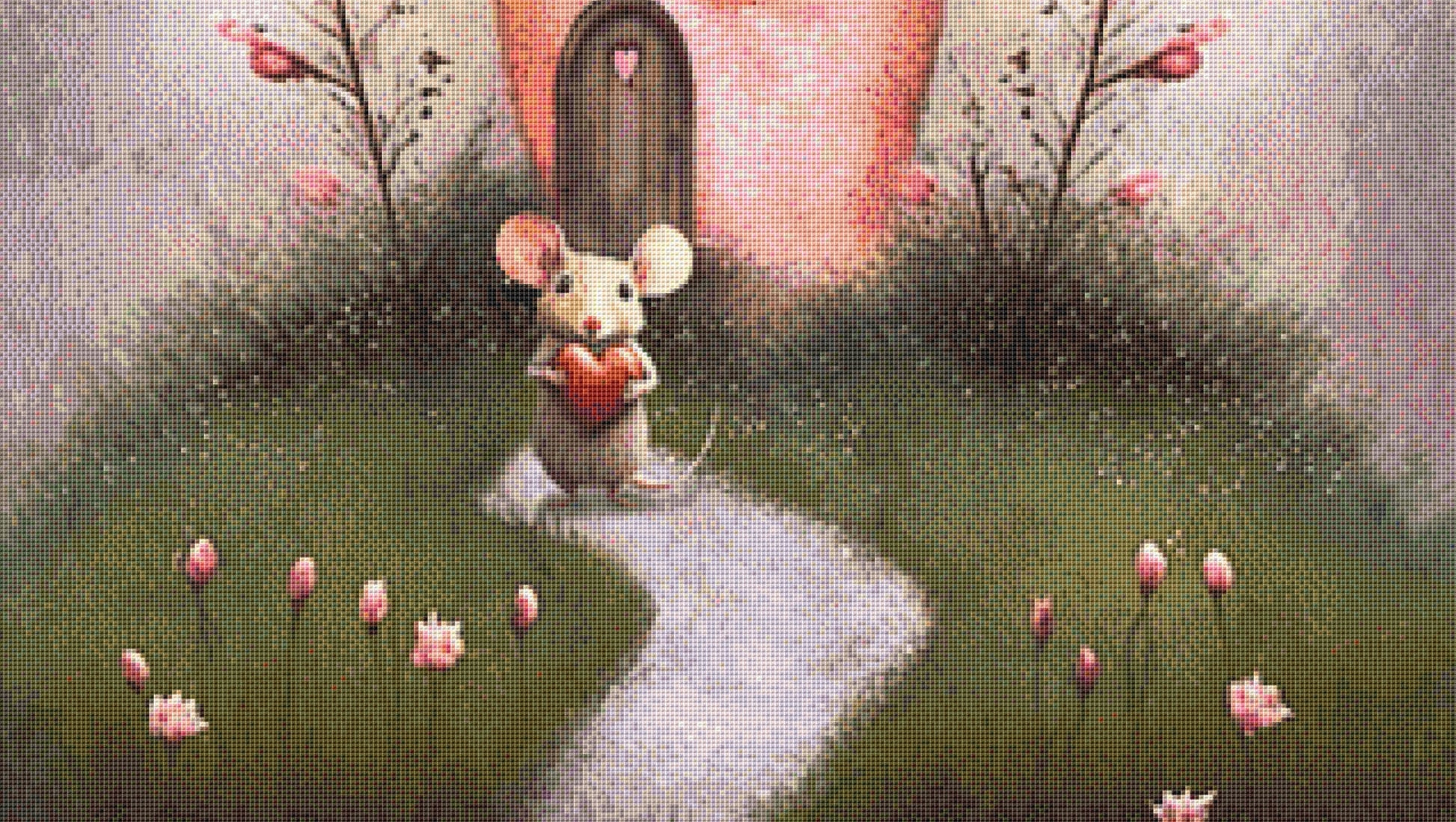 House Mouse counted cross stitch pattern by Tammy L. Gross