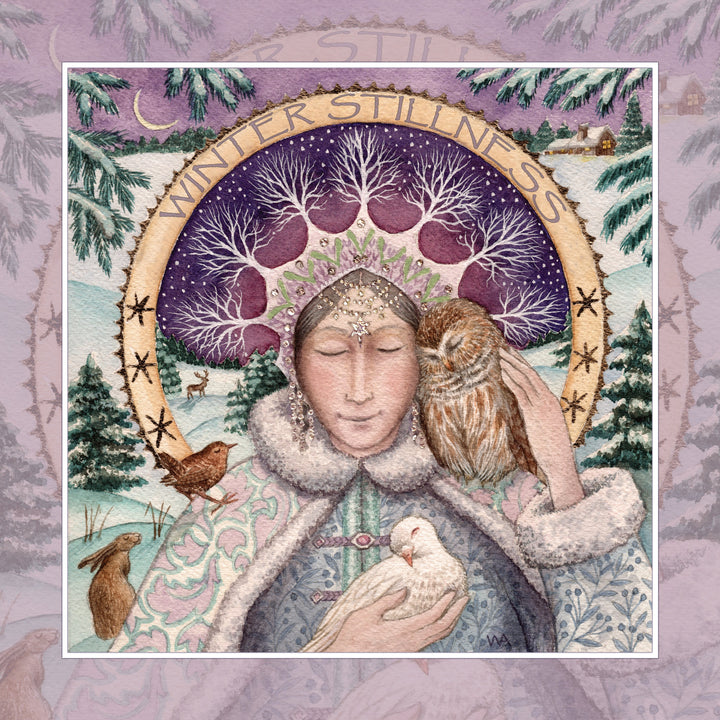 Solstice Stillness cross stitch pattern by Wendy Andrew of Painting Dreams