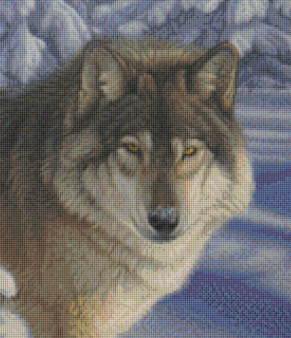 Strong and Free cross stitch pattern by Derek Wicks/Ansada Art Licensing Group, LLC