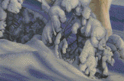 Strong and Free cross stitch pattern by Derek Wicks/Ansada Art Licensing Group, LLC