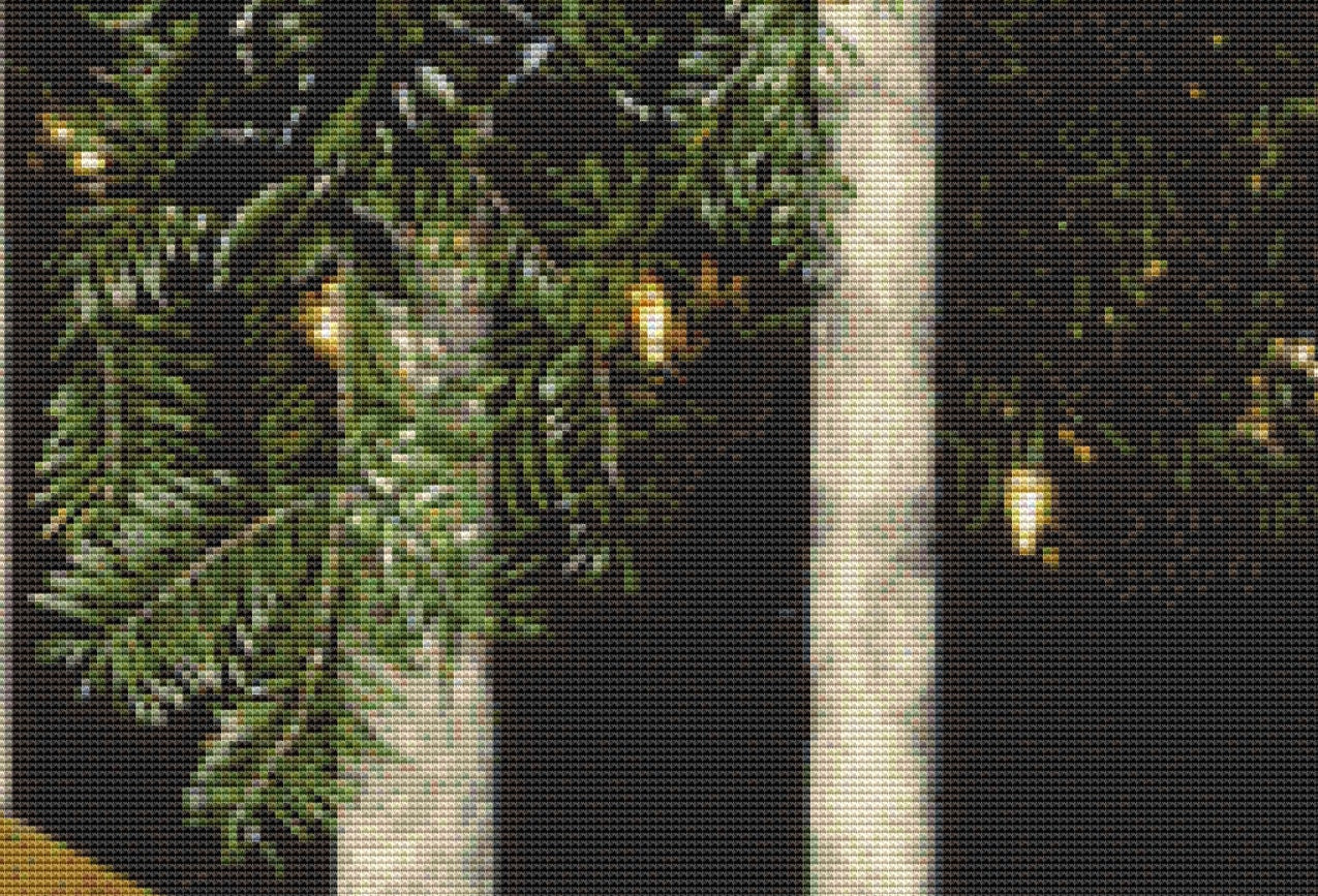 Night Before Christmas cross stitch pattern by Sueellen Ross/Ansada Art Licensing Group, LLC.