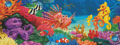 Ocean Reef 55109 cross stitch pattern by Cobble Hill Puzzle Company/Ansada Art Licensing Group, LLC.