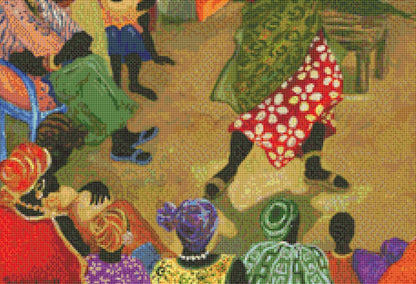 African Series IX cross stitch pattern by Gwendolyn McShepard/Ansada Art Licensing Group, LLC