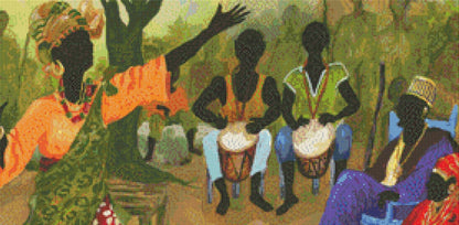 African Series IX cross stitch pattern by Gwendolyn McShepard/Ansada Art Licensing Group, LLC