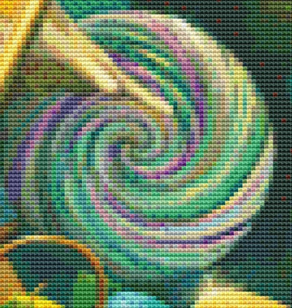 Hansel and Gretel cross stitch pattern by Cobble Hill Puzzle Company/Ansada Art Licensing Group, LLC