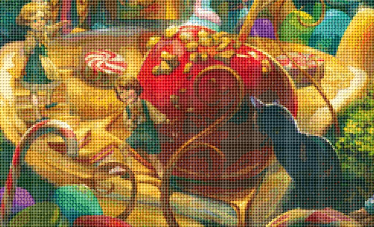 Hansel and Gretel cross stitch pattern by Cobble Hill Puzzle Company/Ansada Art Licensing Group, LLC