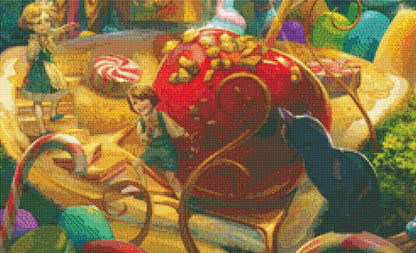 Hansel and Gretel cross stitch pattern by Cobble Hill Puzzle Company/Ansada Art Licensing Group, LLC