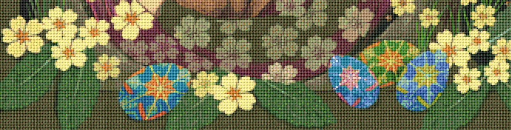 Flower Maiden cross stitch pattern by Wendy Andrew of PaintingDreams