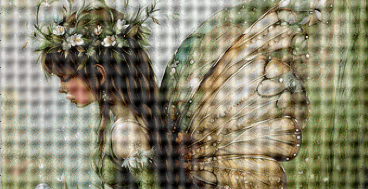 Easter Fairy 2 cross stitch pattern by PassyArt