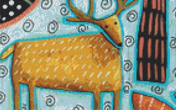 Deer counted cross stitch pattern by Karla Gerard