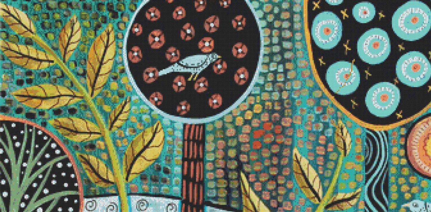 Deer counted cross stitch pattern by Karla Gerard