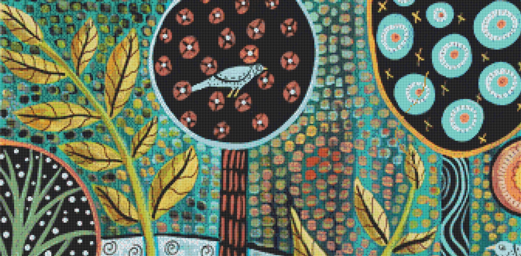 Deer counted cross stitch pattern by Karla Gerard