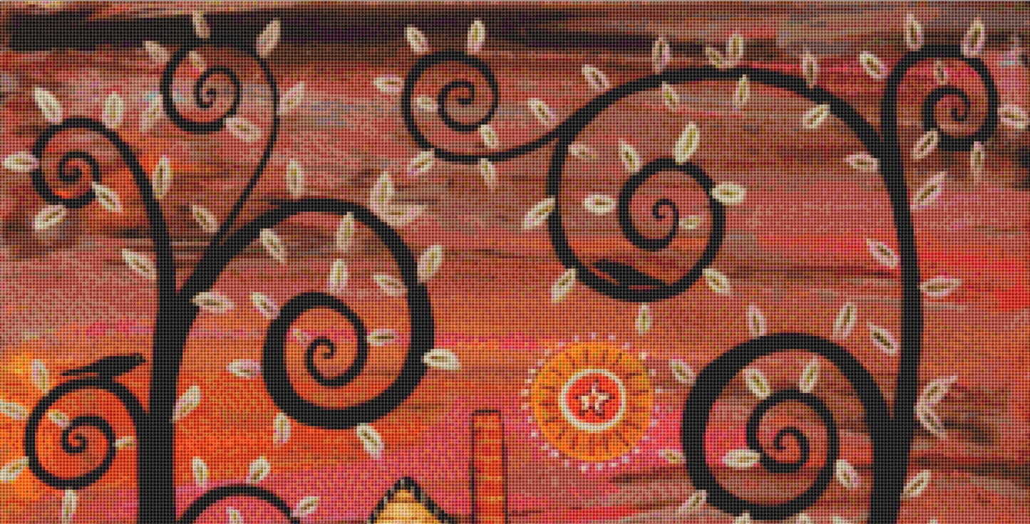 Dandy Landscape 1 counted cross stitch pattern by Karla Gerard